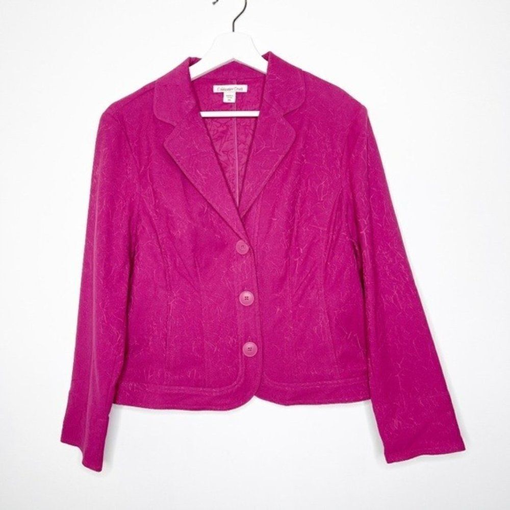 COLDWATER CREEK Pink Blazer
